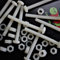 50 x Testa Bombata in Nylon, viti testate a croce in plastica per macchine, M6 x 60mm, Bulloni in Plastica, Dadi & Rondelle