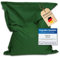 BuBiBag Riesen Sitzsack XXL mit Füllung, Outdoor Sitzsäcke für Kinder und Erwachsene, Beanbag mit waschbarem Bezug & wetterfest (Dunkelgrün 190x145cm)