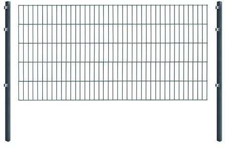 Arvotec Einstabmatten, H 100 cm, anthrazit (RAL7016), L 10-50m - Drahtstärke 8/6/4mm - langlebig, robust & preisgünstig (Einstabmatten, 100 cm, anthrazit, 20 m)