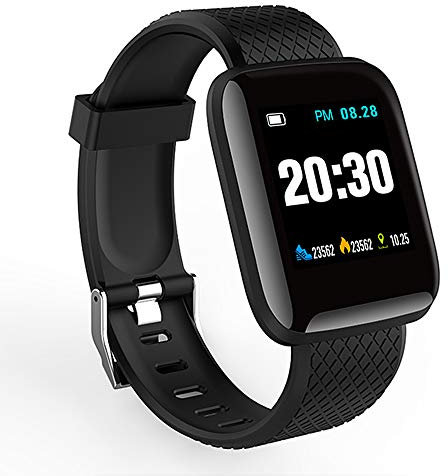 AKT Bracelet Anti-Moustiques à Onde Sonore à Conversion de Fréquence Bracelet de Sport Intelligent Touch Control IP67 Etanche pour Extérieur Anti-Moustique