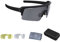BBB Cycling Unisex-Adult Fahrrad Sportbrille Modernes Großes Glas Grilamid MTB Rennrad Kies Damen und Herren Matt Schwarz Fuse BSG-65, Mattschwarz, One Size