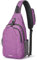 G4Free Sling Bag Rucksack, Diebstahlschutz, Brusttasche, Umhängetasche, Crossbody, Fitnessstudio, Tagesrucksack mit Kopfhörerloch für Outdoor, Radfahren, Reisen, Wandern, Herren und Damen,