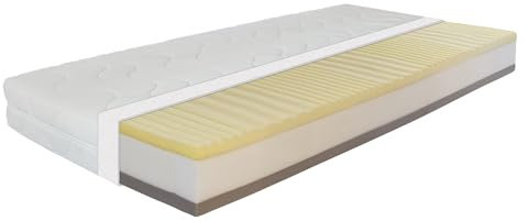 BeCo Matratze, Royal Duo TFK, 100 x 200 cm, H3, Taschenfederkern, Oeko-TEX Standard 100, Testsieger in Haus & Garten: SEHR GUT 1,2 (Heft 05/2019), Made in Germany, 100 Nächte Testschlafen