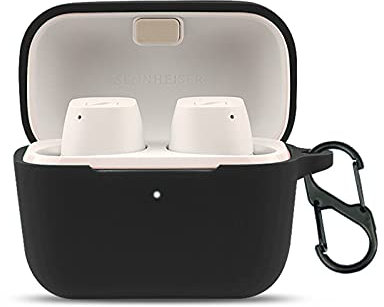 LEFXMOPHY Schutzhülle für Sennheiser CX/CX 400BT True Wireless Earbuds, Silikon-Hülle (Schwarz)