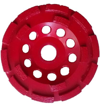 FEIDER Disque Abrasif Béton 125 mm Double Rangée Haute Performance, Refroidissement Optimal, Finition Murs, Compatible Ponceuses Béton FEIDER FPB140 – FPB140-DB