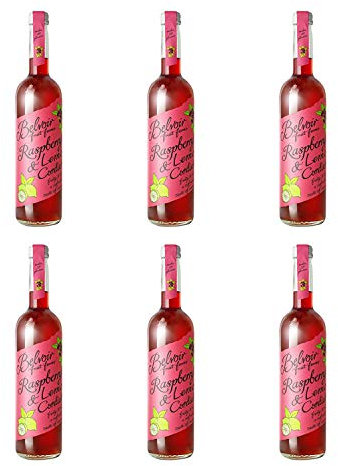 Belvoir Farm Raspberry & Lemon Cordial 500ml Glass Bottle (Pack of 6)