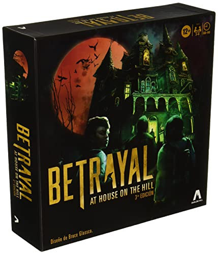 Avalon Hill Betrayal at House on the Hill, 3. Edition Koop-Brettspiel, Alter: ab 12 Jahre, für 3 bis 6 Spieler