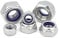 M14 304 Stainless Steel Nyloc Lock Nut,14mm Self Nylock Locking Nuts with Nylon Inserts(Pack of 10)
