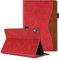 CASAFUNY Coque pour Lenovo Tab P11 Plus/P11 11 2021, Étui PU Cuir Housse de Protection Multi-Angles Support (TB-J616/TB-J606/TB-J607), Rouge