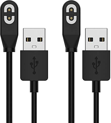 TUCANA [2PCs] USB Charger Cable Compatible for AfterShokz Aeropex AS800, Shokz OpenRun Pro, OpenComm, OpenRun Mini, Charging Cable for AfterShokz Bone Conduction Headphones