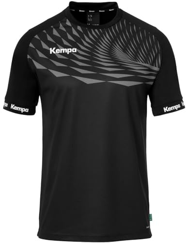 Kempa Boys Wave 26 Shirt Wave 26 Shirt Men Boys Sports Shirt Short Sleeve T-Shirt Functional Shirt Handball Gym Fitness Jersey