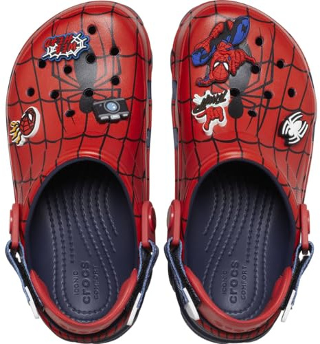 Crocs Unisex Kinder Spider-Man All Terrain Clog K Clog, Navy, 36/37 EU