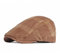 tcax Schiebermütze Herren Frühling Herbst Kord Plaid Zeitungsjunge Fahrer Entenschnabelkappen Flache Schirmmütze Männer Und Frauen Maler Baskenmütze Hüte, Khaki, 55-59 cm