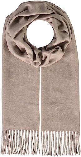Giorgio Rimaldi Schal 30 x 180 cm - Weicher als Kaschmir - Schal einfarbig für Damen und Herren - Perfekt für Herbst und Winter Latte