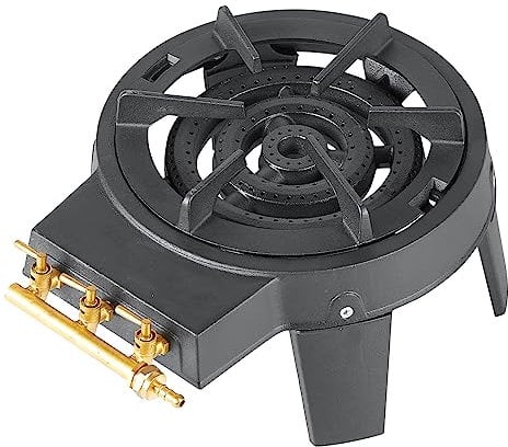 RMW Cast Iron Gas Burner Wok Stir Frying Triple High Power Boiling Ring LPG 3 Burners Cooker Outdoor Catering Camping Stove Party Wedding