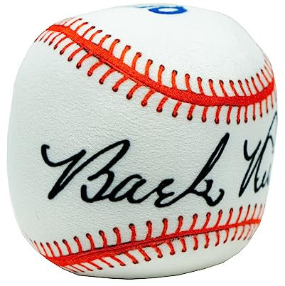 PAWzarre Bark Ruth Funny Baseball Squeaky Dog Toy Small, Medium, and Large Dog - Funny Dog Toys - Plush Squeaky - Cute Dog Gifts for Dog Birthday - Beer and Baseball - Dog Stuff- Cool Stuffed Dog Toys