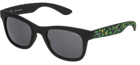 Sting Unisex SST027 Sunglasses, Rubberized Black 06AA, 51