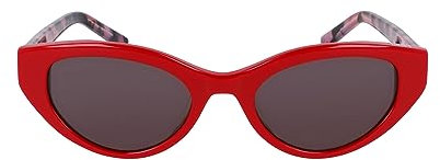 DKNY Damen Dk548s Sonnenbrille, Rot, Einheitsgröße