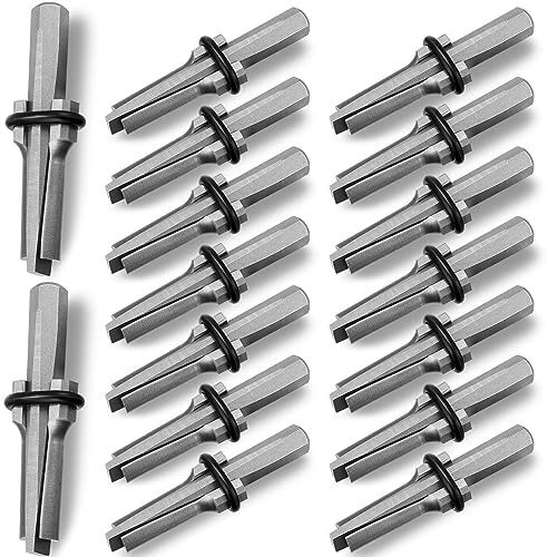 Gisafai 16 Pcs Rock Splitting Wedges, 5/8'' Wedge and Feather Shims