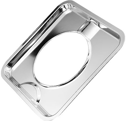 BESTonZON Électrique Bac de récupération pour cuisinière à gaz protection gaziniere cache plaque cuisson electrique brûleur de cuisinière pour le sol lèchefrite du brûleur carré