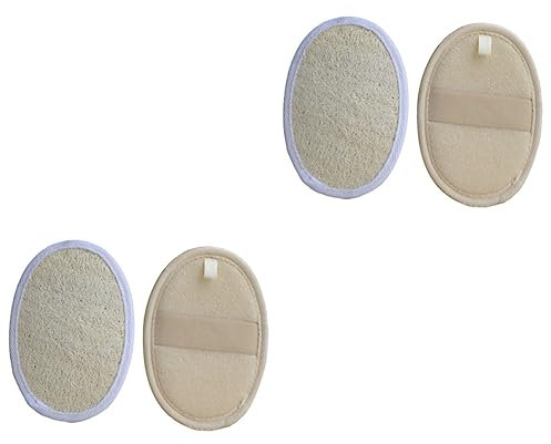 Didiseaon 4 Piezas cepillo de fregar estropajo de esponja vegetal cepillo de ducha cepillo exfoliante Estilo japones toallita de baño toalla de baño Bola de baño