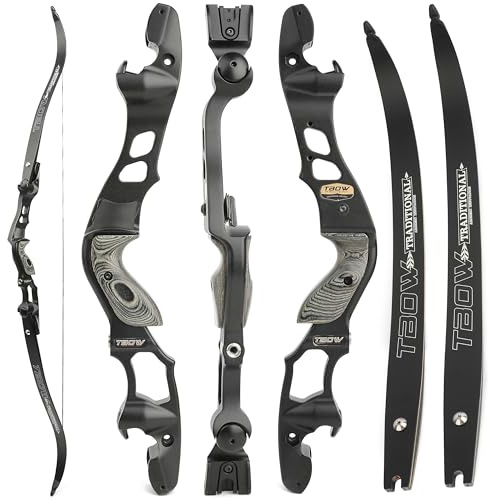 ILF Recurve Bogen für Erwachsene Jugend Jagd 30-60Lbs 62 Takedown Recurvebogen Rechtshänder Recurvebogen Gordon Bogen Gliedmaßen CNC-Bearbeitung