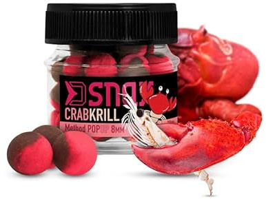 generisch Pop up D SNAX POP Köder Mini Boilie Krabben-Krill 10 mm 20g
