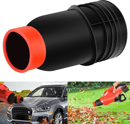 Car Drying Nozzle - by-Ohoho - for Milwaukee M18 Fuel Leaf Blowers 2824-20, 8 Long Car Drying Blowpipe, with Red Soft Tip Cover
