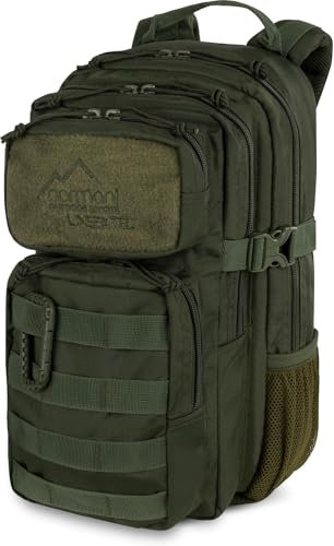 normani Kinder Rucksack Schulrucksack Outdoor Trekking Rucksack mit Brustgurt Kindergartenrucksack Wanderrucksack Daypack für Jungen und Mädchen Farbe Oliv