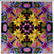 ANHOPE Bunt Böhmen Paisley Blume Duschvorhang Wasserdicht Anti-schimmel Polyester Stoff Duschvorhänge 180 x 200 cm Shower Curtains Waschbar Bad Vorhäng für Badzimmer mit 12 Haken