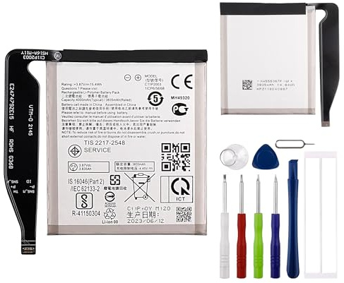E-yiiviil Replacement Battery C11P2003 Batteries 4000 mAh / 3.87 V Compatible with Asus Zenfone 8 ZS590KS 0B200-0395000, with Tools