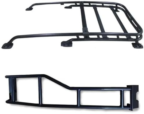 Baca barras Para TOYOTA FJ Para CRUISER portaequipajes techo rieles barras transversales cajas puerta trasera portón trasero escalera escalera mano Barras Techo(Boxes and Ladder)