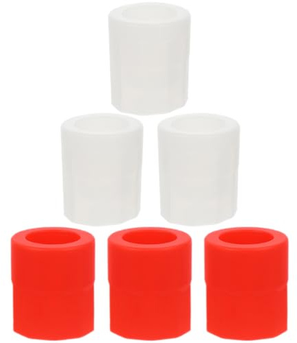VOSAREA Moule à Glaçons Silicone Réutilisable 6 Pièces Forme Verre à Shot Facile à Démouler pour Fête et Bar
