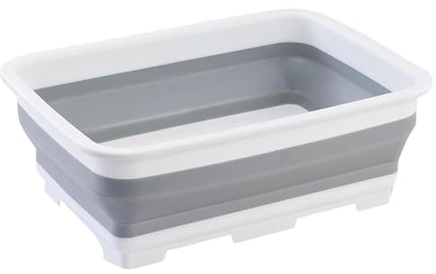 Pool Foot Soak Tub Folding Feet Washing Bucket | Pool Entry Foot Bath Basin for Swimming Pool, Beach, Camping, Lake, Pond, Garden, Backyard, Lawn