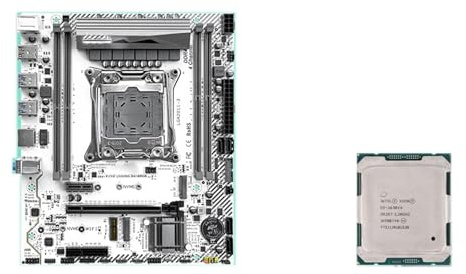 Compatibilità Fit For JGINYUE X99 GAMING Scheda madre M-ATX combinata CPU Intel® E5 2630 V4 con kit TPM2.0 bundle DDR4 DIY ARGB(E5 2630 V4)