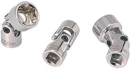 KS Tools 3/8' CHROMEplus Sechskant-Stecknuss mit Gelenk, 19mm, auf Hänger