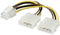 6 poliges Grafikkarten-Stromkabel Adapter Strom Kabel PCIe PCI-E PCI Express PEG