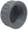 Mega Eindkap PVC-U 1/2 binnendraad 10bar grijs type vlak