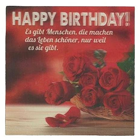 Depesche 5326.039 Glückwunsch-Karte zum Geburtstag mit 3D Motiv, Geburtstagskarte, ca. 17 x 17 cm groß, inkl. passendem Umschlag und Innentext