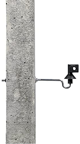 10x Gallagher Abstand-Isolator Metall-/Betonpfähle - Weidezaun Isolatoren - UV-stabil und witterungsbeständig