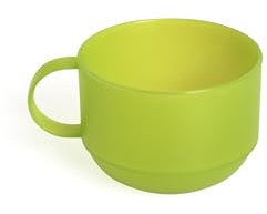 Excelsa Rainbow Tazza Jumbo 0.50 Litri, Verde, 11x11x8 cm