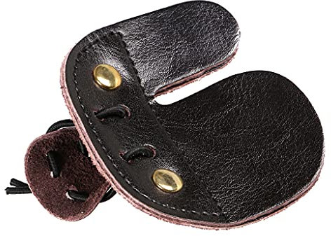Gazechimp Fingertab für Bogenschießen Finger Schutz, Bogensport Fingerschutz