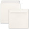 NEUSER PAPIER 10 quadratische Briefumschläge 22 x 22 cm - Creme - 120 Gramm pro m² - Für ganz besondere Anlässe - Haftklebung mit gerader Klappe