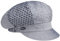 LIPODO Berretto Newsboy Avella Donna - Made in Italy Berretti con Visiera Cotton cap Cappello Baker Boy Visiera, Fodera Estate Primavera/Estate - Taglia Unica Denim