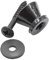 vhbw Gurtknopf Pin für Gitarrengurt, Gurt für Ukulele oder Mandoline, schwarz V-Form