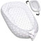 PaLulli Kuschelnest 2-seitig Babynest Babynestchen Baby Nest Nestchen Reisebett Wickelauflage Kuschelbett, Kokon Kokon für Babybett - Babys und Säuglinge, 100% Baumwolle Oeko TEX (Sterne)