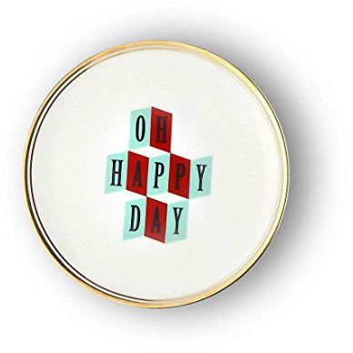 BITOSSI Home & Funky Table La Tisch, Teller OH Happy Day Ø 17 cm