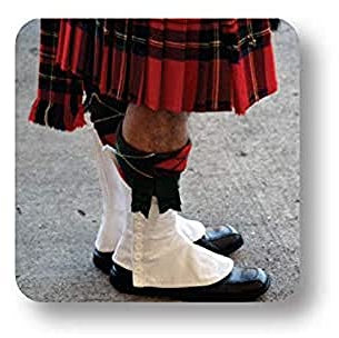 Untersetzer mit schottischen Foto-Ghillies