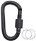 Kibon Carabiner Clip, Locking Carabiner Clip Hook, Aluminum Alloy Key Chain D-Ring for Hammock, Camping, Hiking, Fishing(Not for mountain climbing)