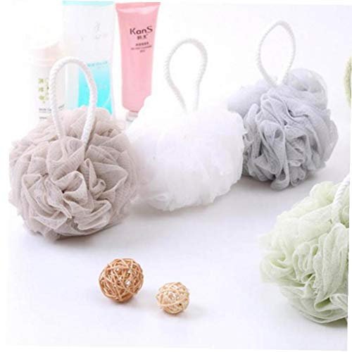 Mini Bath Ball Flower Douche Mesh Brosses Eponges Corps Brosse Pour Laver Nettoyage Exfoliation Couleur Aléatoire